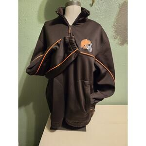 NFL Reebok Cleveland Browns Quarter Zip Jacket
